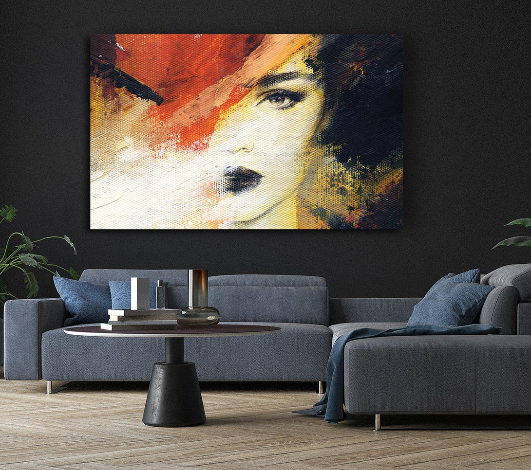 Picture of Striking Face Canvas Print Wall Art