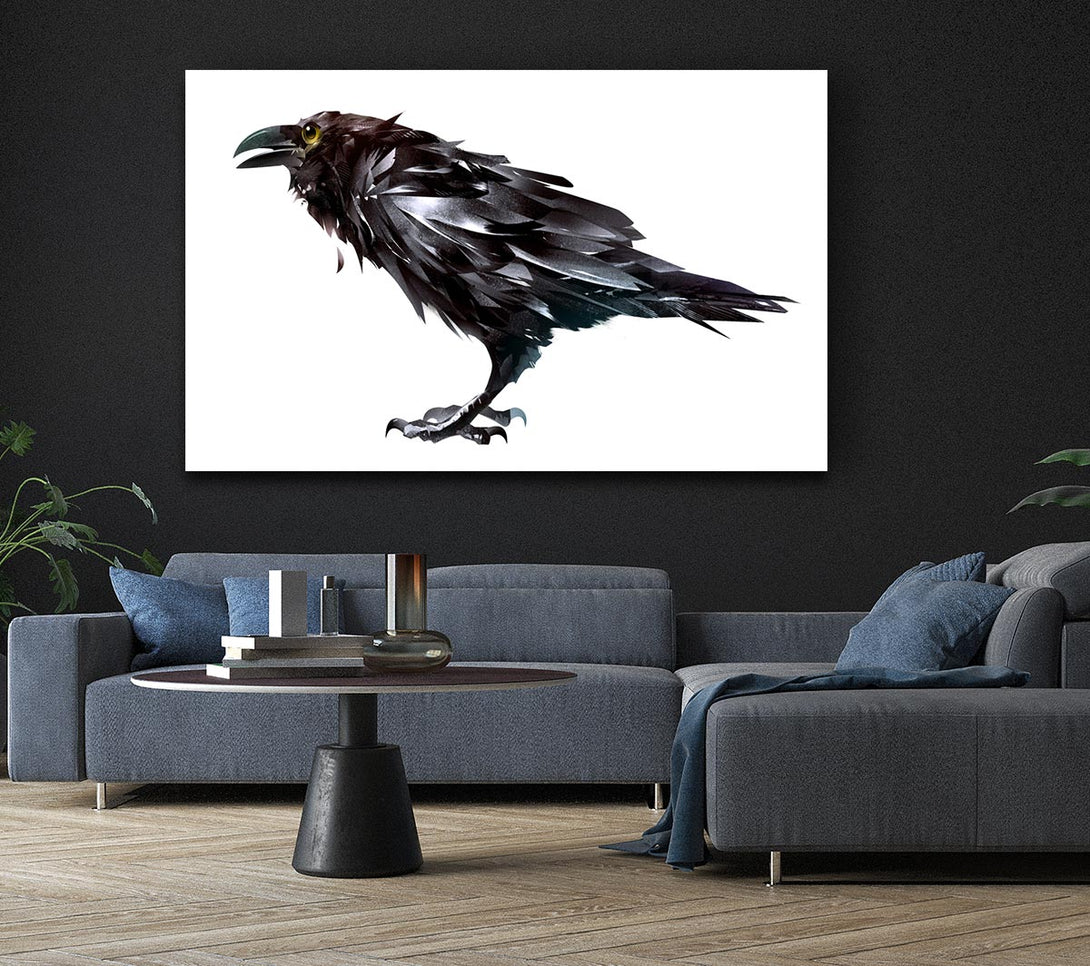 Picture of The Black Crow Canvas Print Wall Art