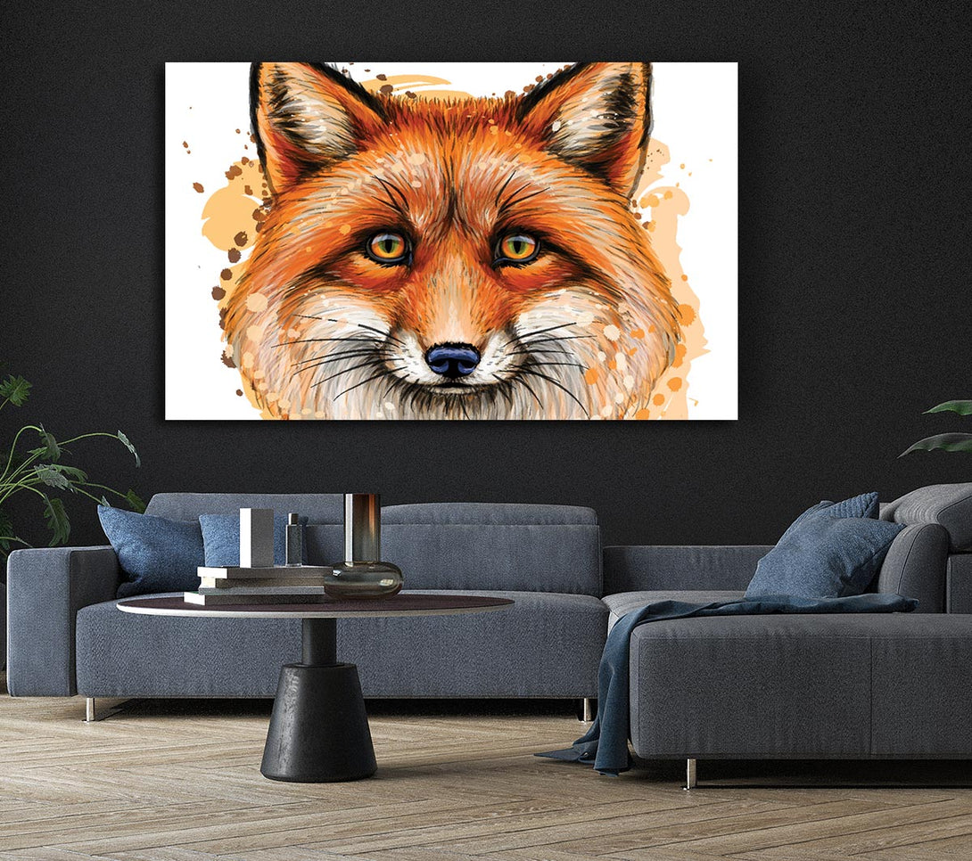 Picture of The Ginger Fox Canvas Print Wall Art