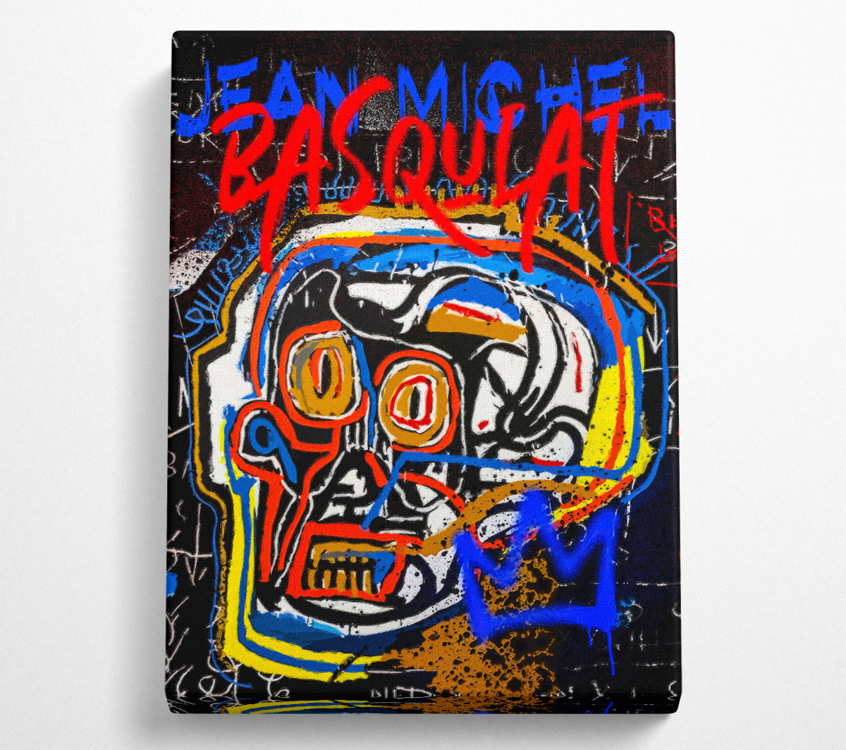 Jean Michel Basquiat Skull Canvas - Iconic Art for Sale – Wallart-Direct