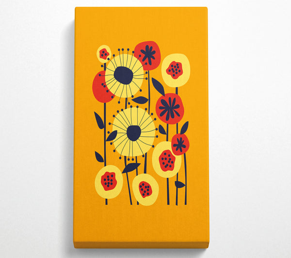 Flowers On Yellow