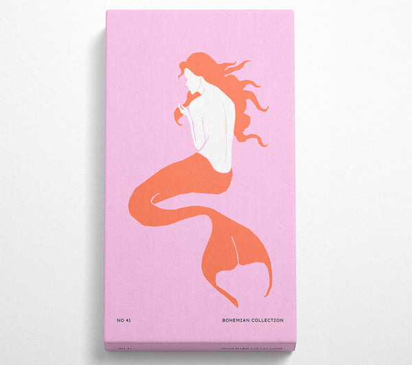 Mermaid On Pink