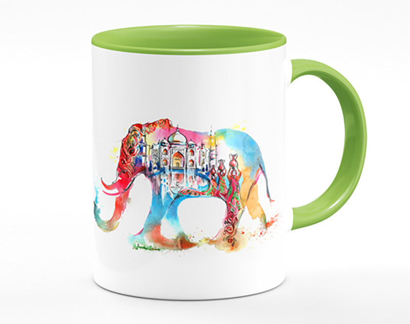 Rainbow Indian Elephant Mug