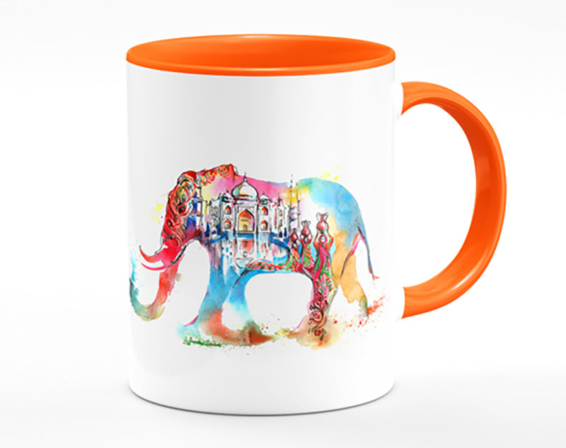 Rainbow Indian Elephant Mug