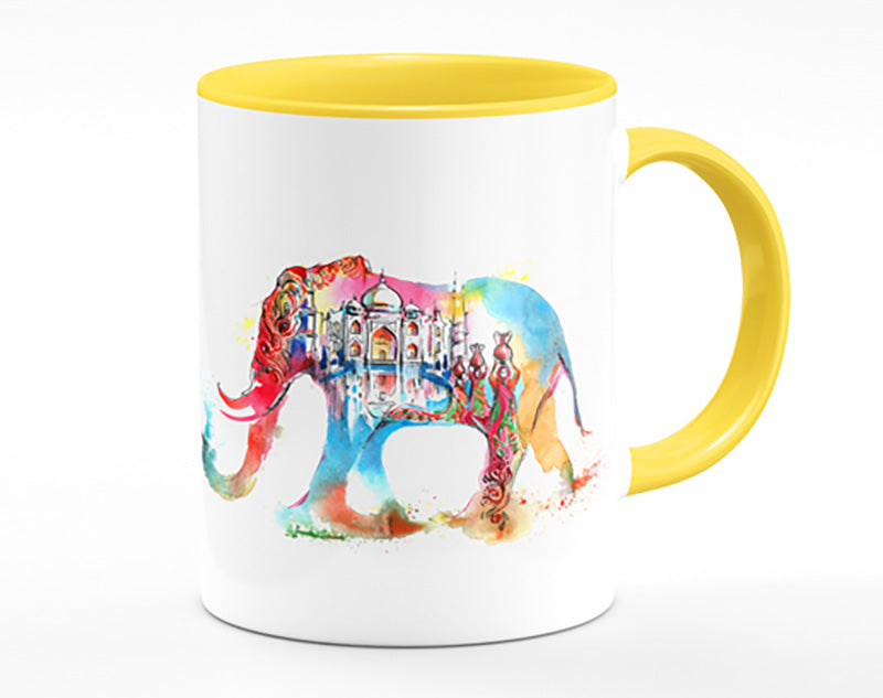 Rainbow Indian Elephant Mug