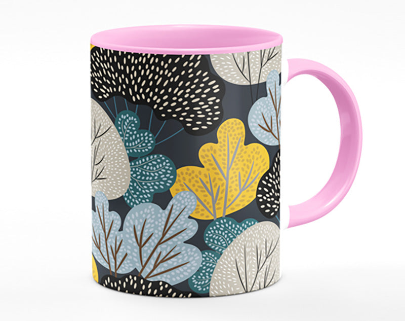 Trees Of Pattern And Colour Mug