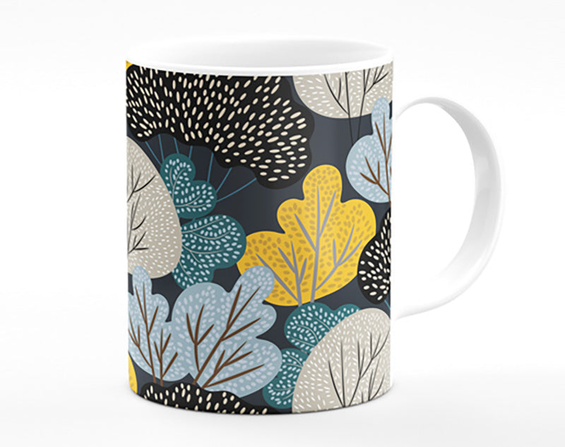 Trees Of Pattern And Colour Mug