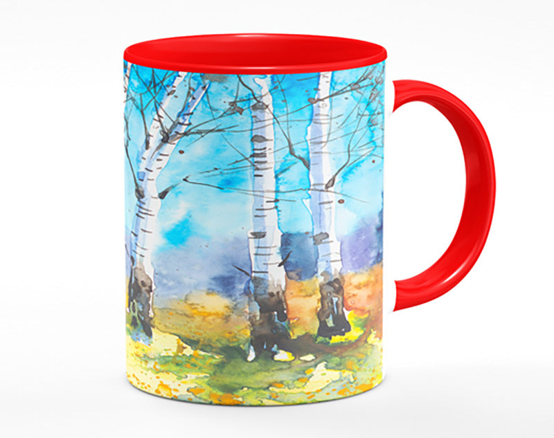 The Beautiful Birch Trees Mug