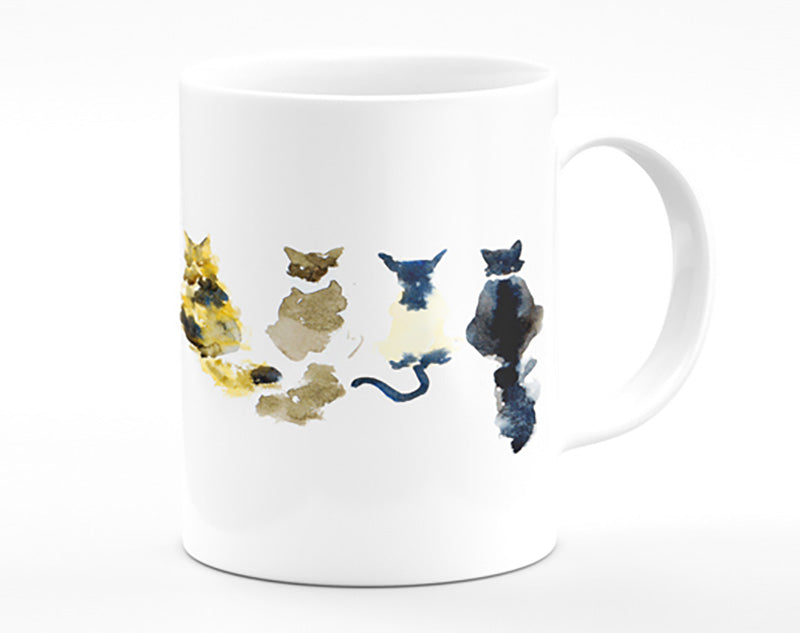 Cat LineUp Mug