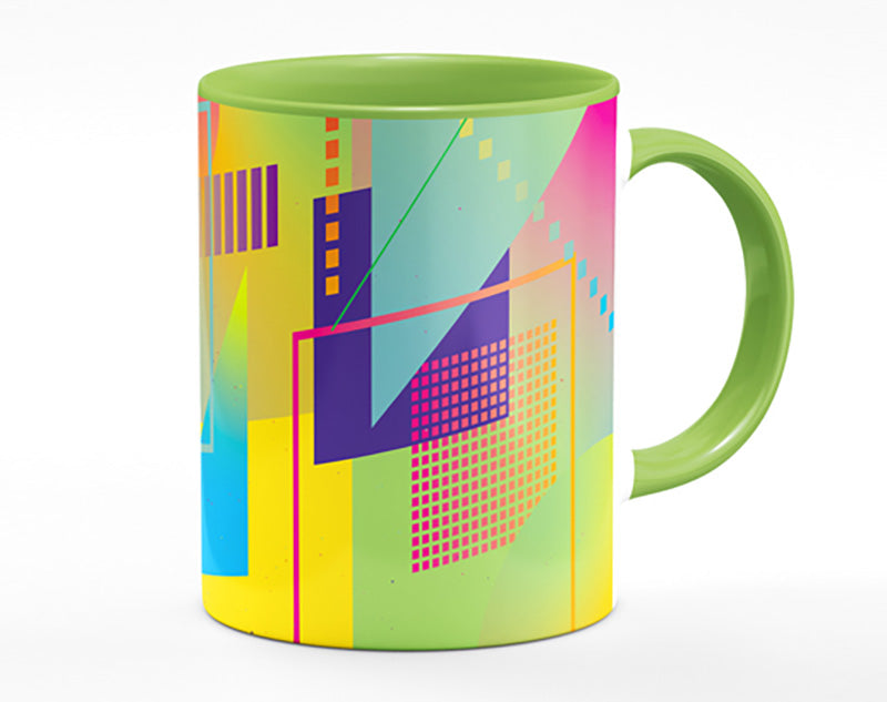 Abstract Triangles And Spheres Mug