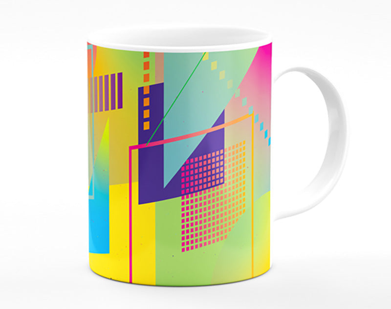 Abstract Triangles And Spheres Mug