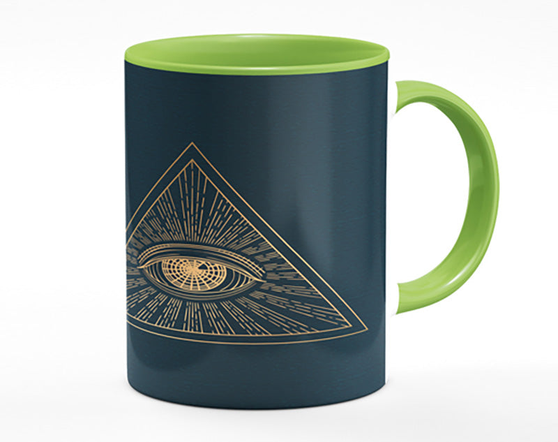 The All Seeing Eye Triangle Mug