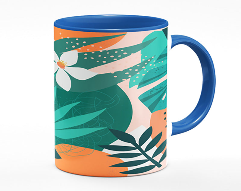 Summer Circle Flower Mug