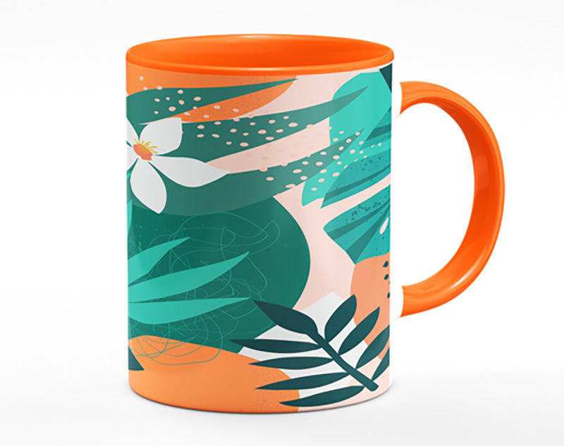 Summer Circle Flower Mug