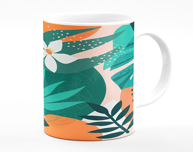 Summer Circle Flower Mug