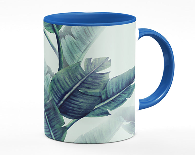 Green Banana Leaves Mug