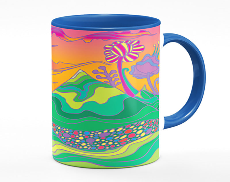 Psychedelic Landscape Mug