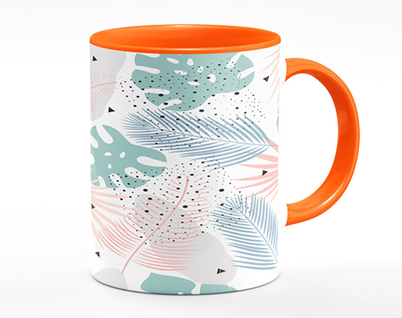 The Modern Cheese Plant Pattern Mug