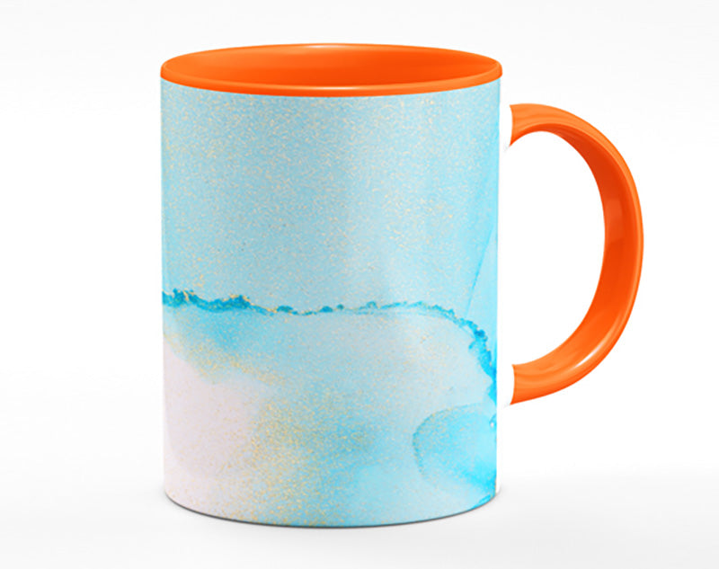 The Blue And Grey Glitter Mug