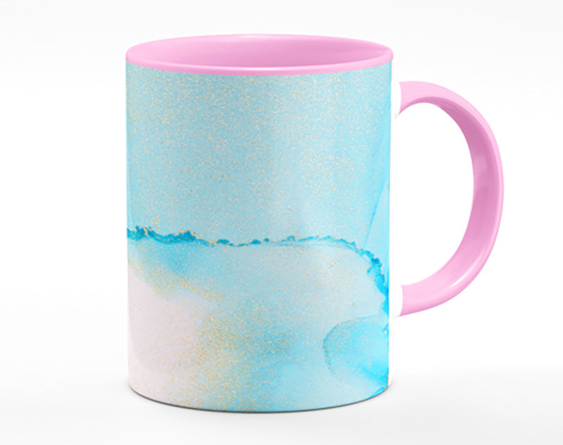 The Blue And Grey Glitter Mug