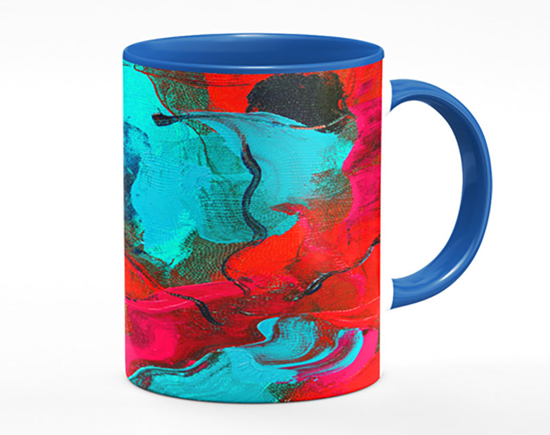 The Red And Blue Splodge Mug