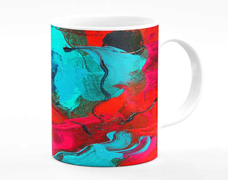 The Red And Blue Splodge Mug