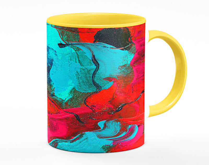 The Red And Blue Splodge Mug