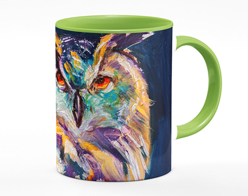 The Vivid Owl Stare Mug