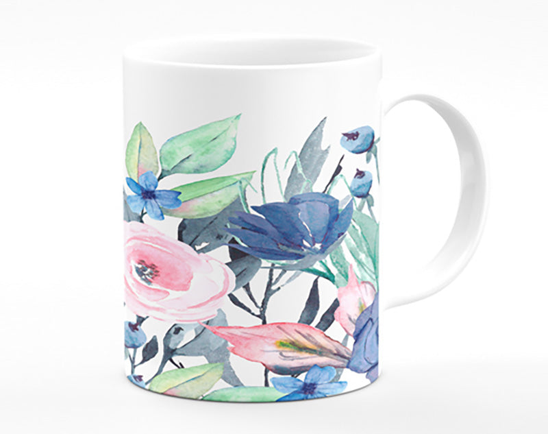 Pastel British Flowers Mug