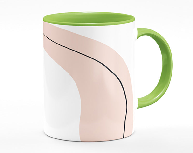 The Sitting Woman Line Drawing Mug