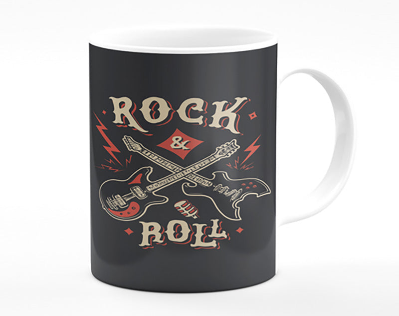 Rock And Roll Guitars Mug