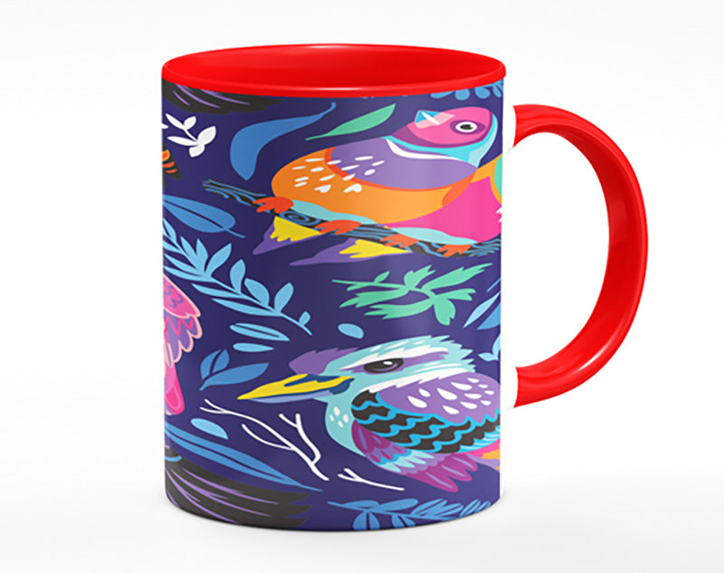 Cartoon Paradise Birds Mug