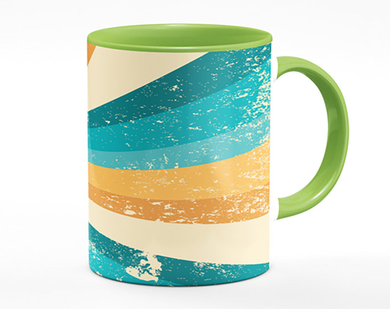 The Spiral Yellow And Blue Mug