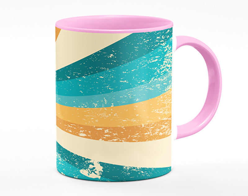 The Spiral Yellow And Blue Mug