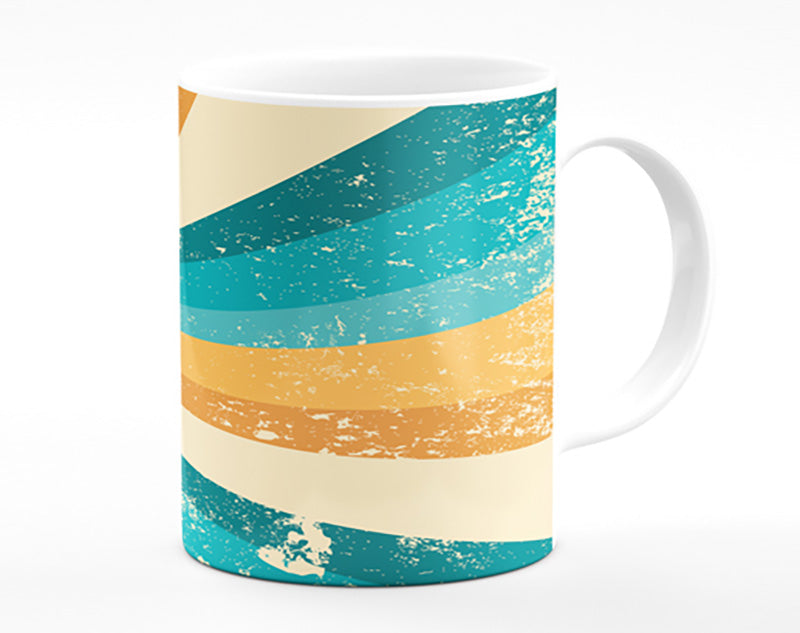 The Spiral Yellow And Blue Mug