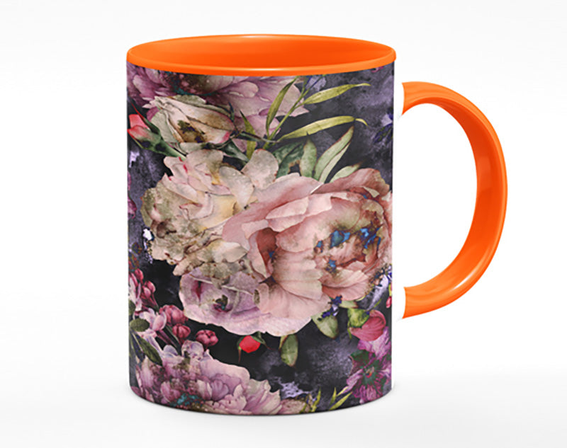 Rose Petal Cluster Mug