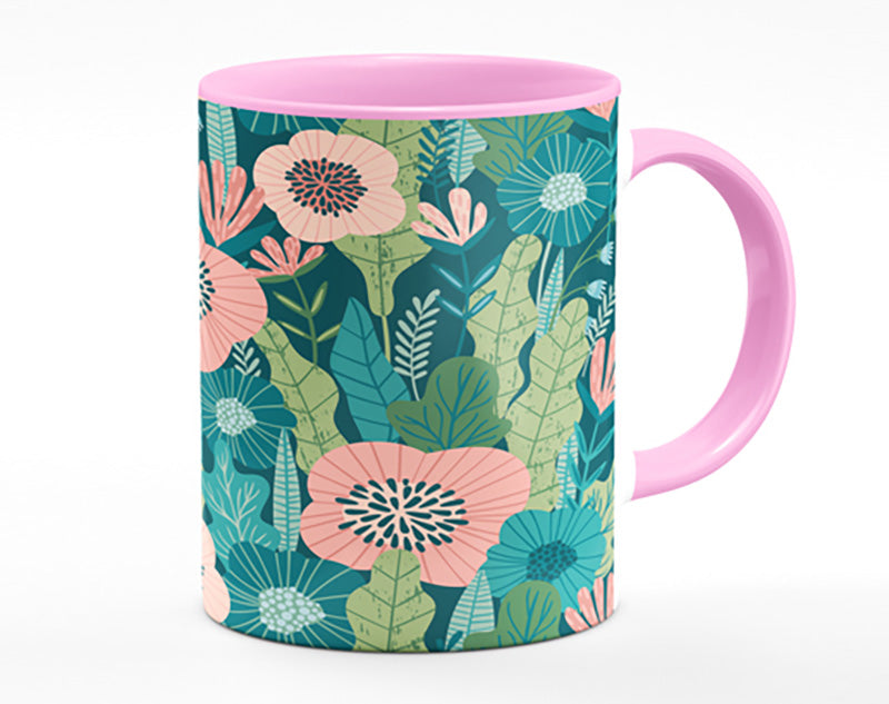 Modern Flower Beauty Mug