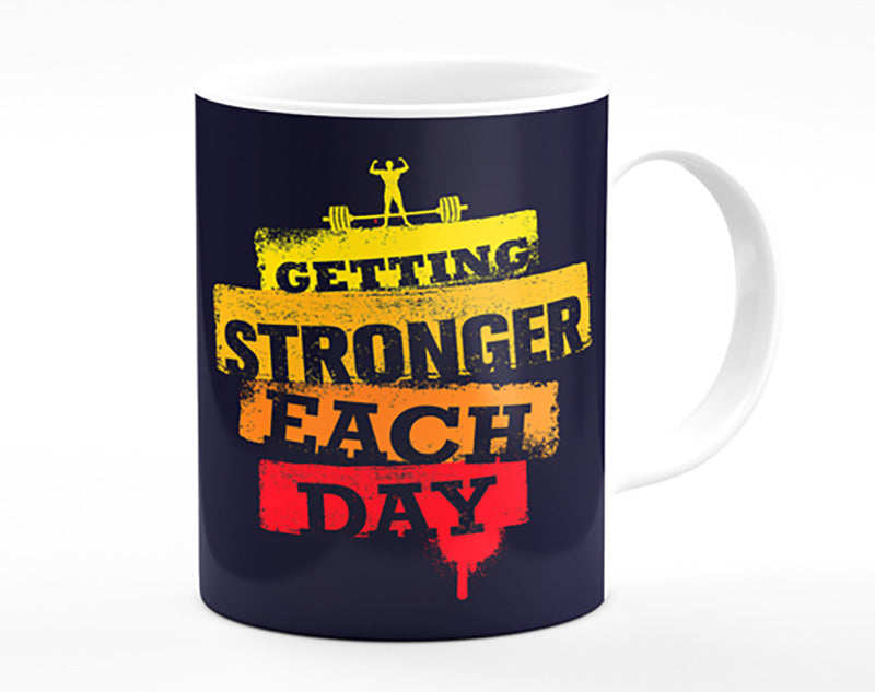 Getting Stronger Each Day Mug