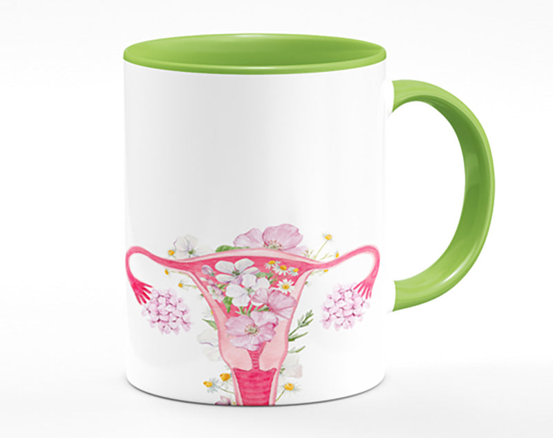 Floral Female Anatomy Mug