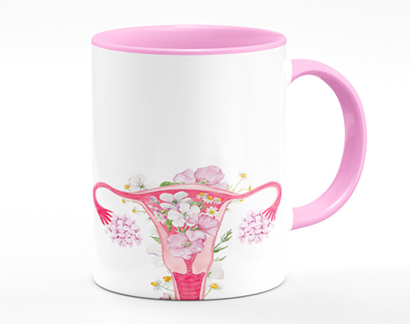 Floral Female Anatomy Mug