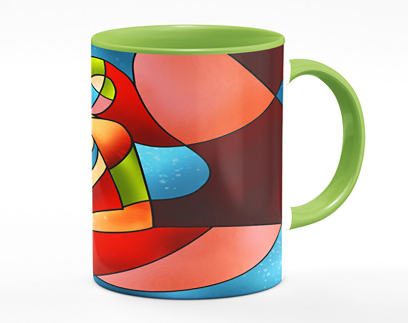 Stained Glass Abstract Mug