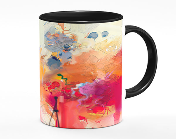 Colour Spill Flowers Mug