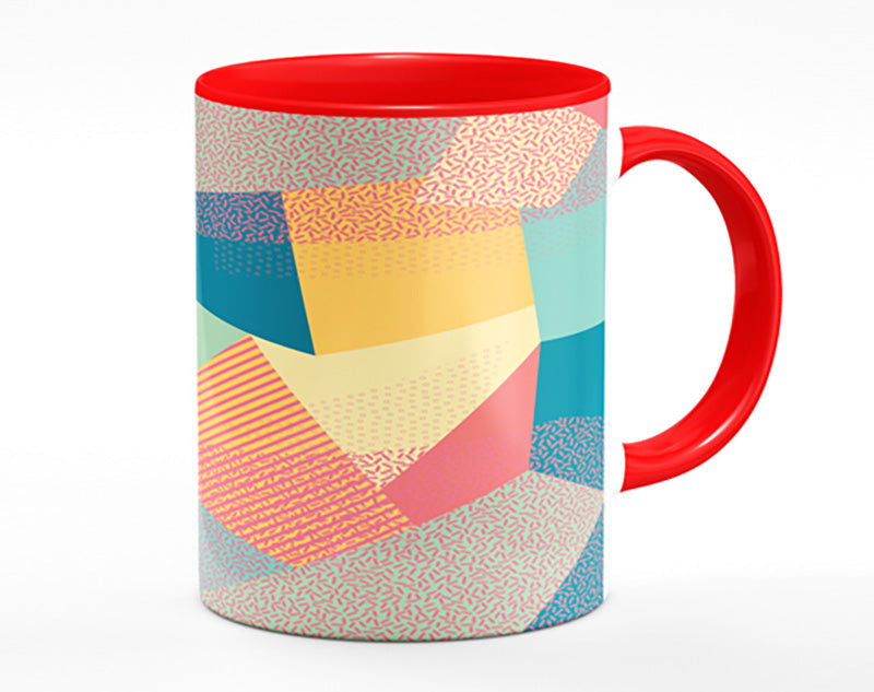 Abstract Triangles Mug