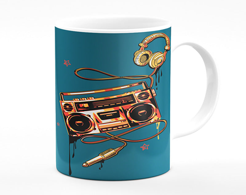 The Boombox And Headphones Mug