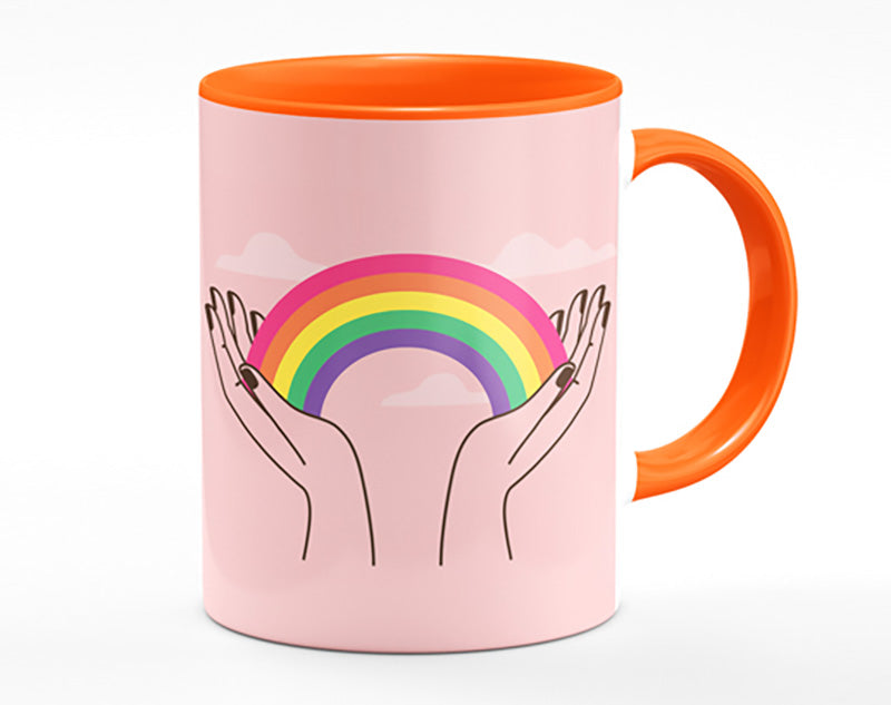 Rainbow In My Hands Mug