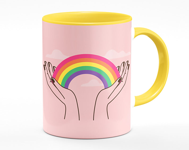 Rainbow In My Hands Mug