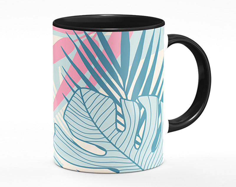 Modern Leaf Decor Mug