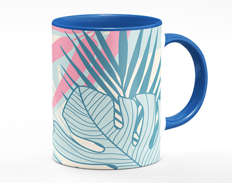 Modern Leaf Decor Mug