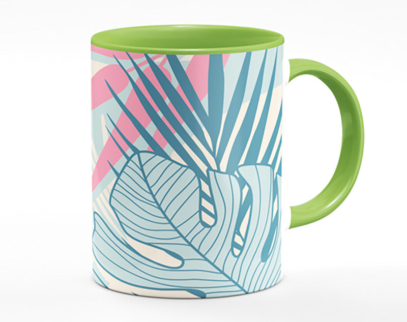 Modern Leaf Decor Mug