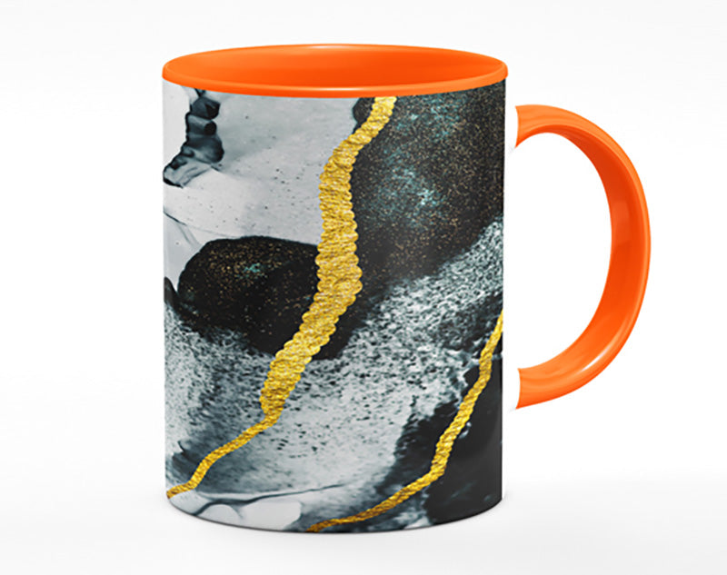 The Black Stone Glitter Mug